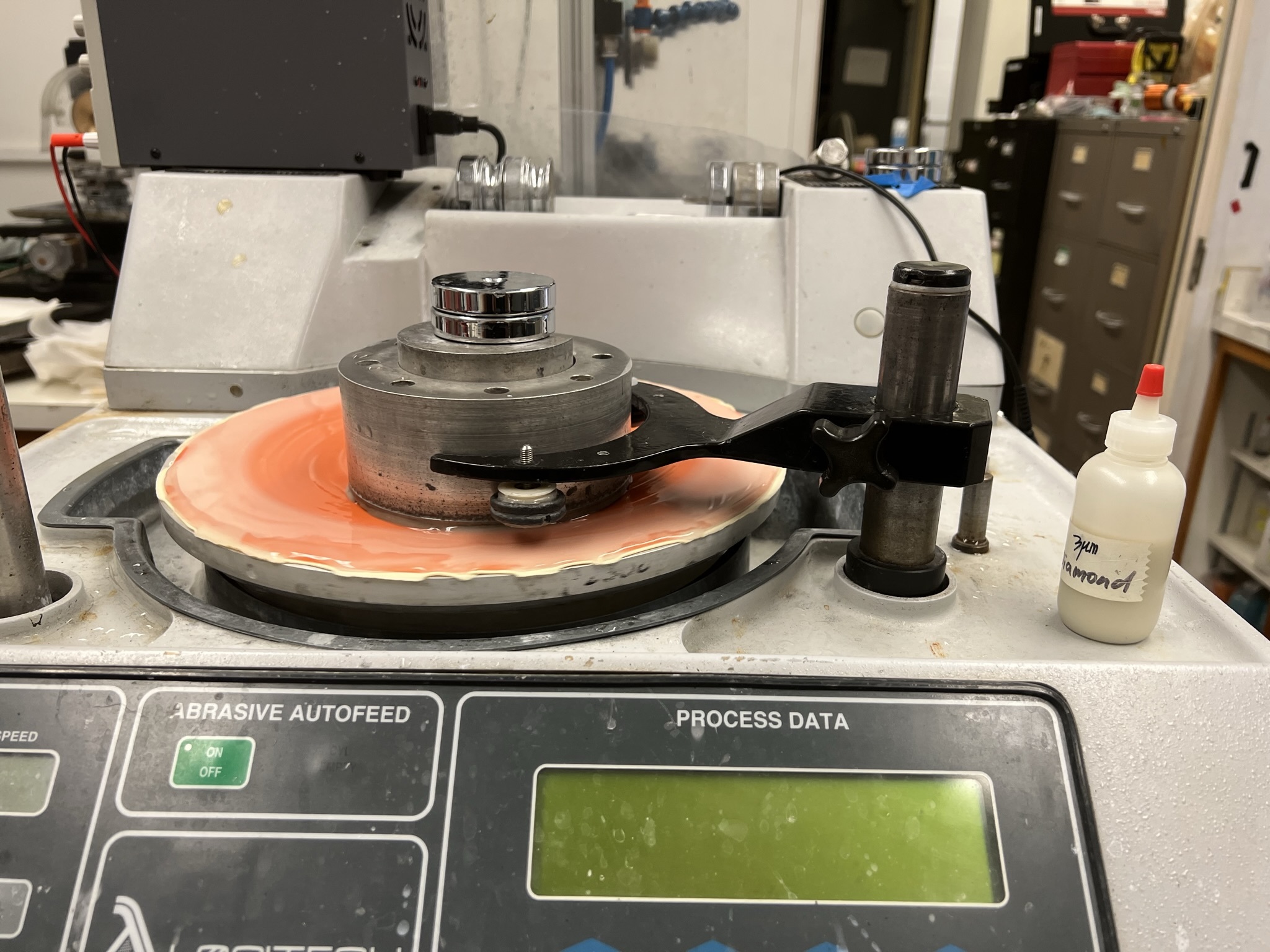 Optical polishing (under 50nm) for the sample preparation